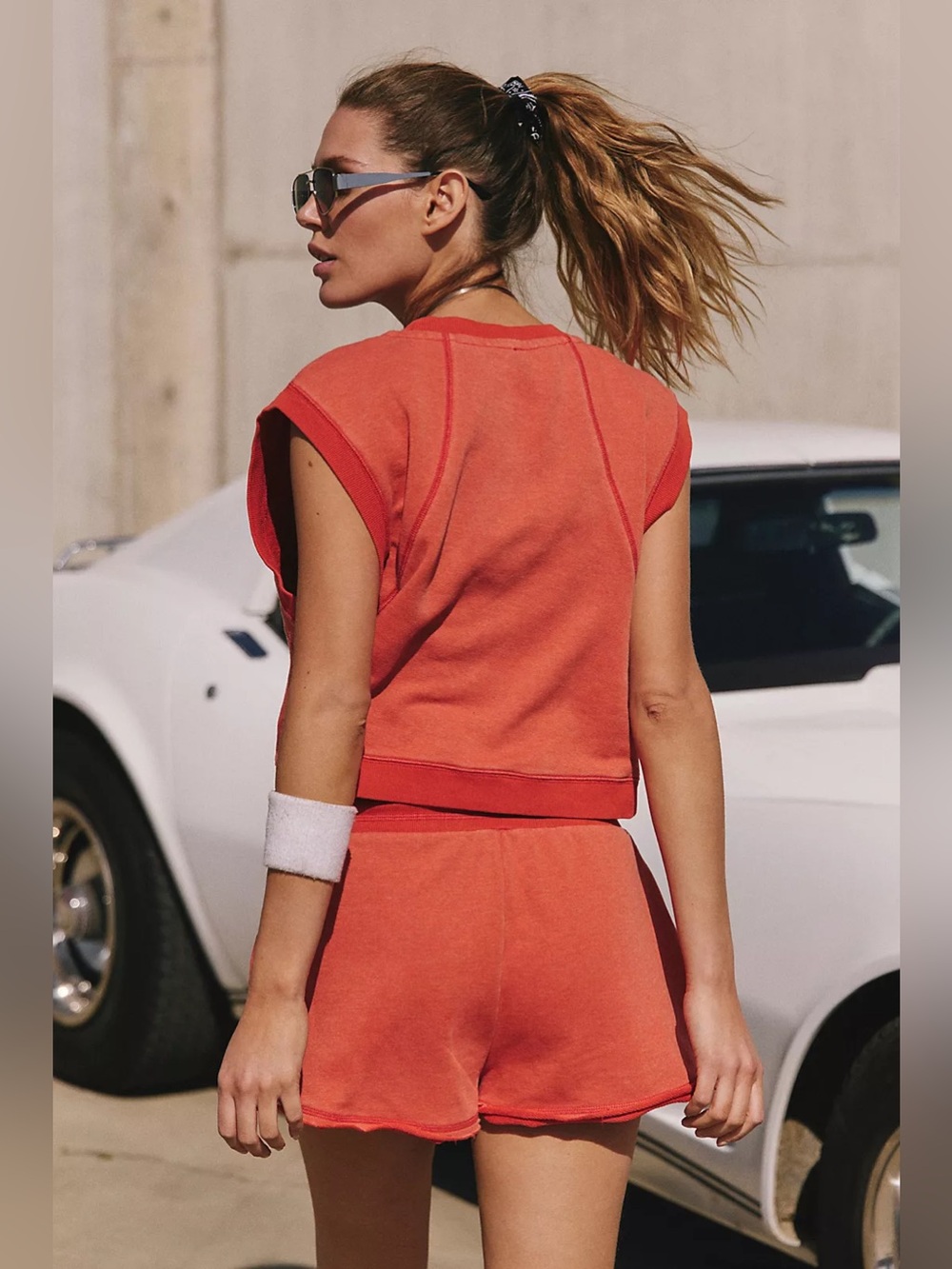 Free People Movement Time After Time Set Orange Flame Small New With Tags - Picture 3 of 10